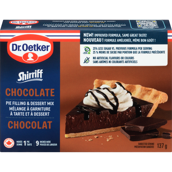 Dr Oetker Shirriff Chocolate Pie Filling & Dessert Mix 137 g, $1.96/100g
