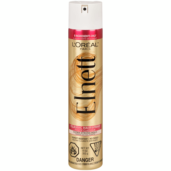 L'Oreal Paris Elnett Classic Hairspray Extra Strong Hold 312 g, $6.09/100g