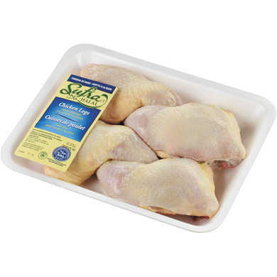 Sufra Cuisses de poulet avec peau halal 1.28 kg, 0,94 $/100g