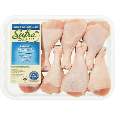 Sufra Halal Chicken Drumsticks, Halal 840 g, $1.19/100g