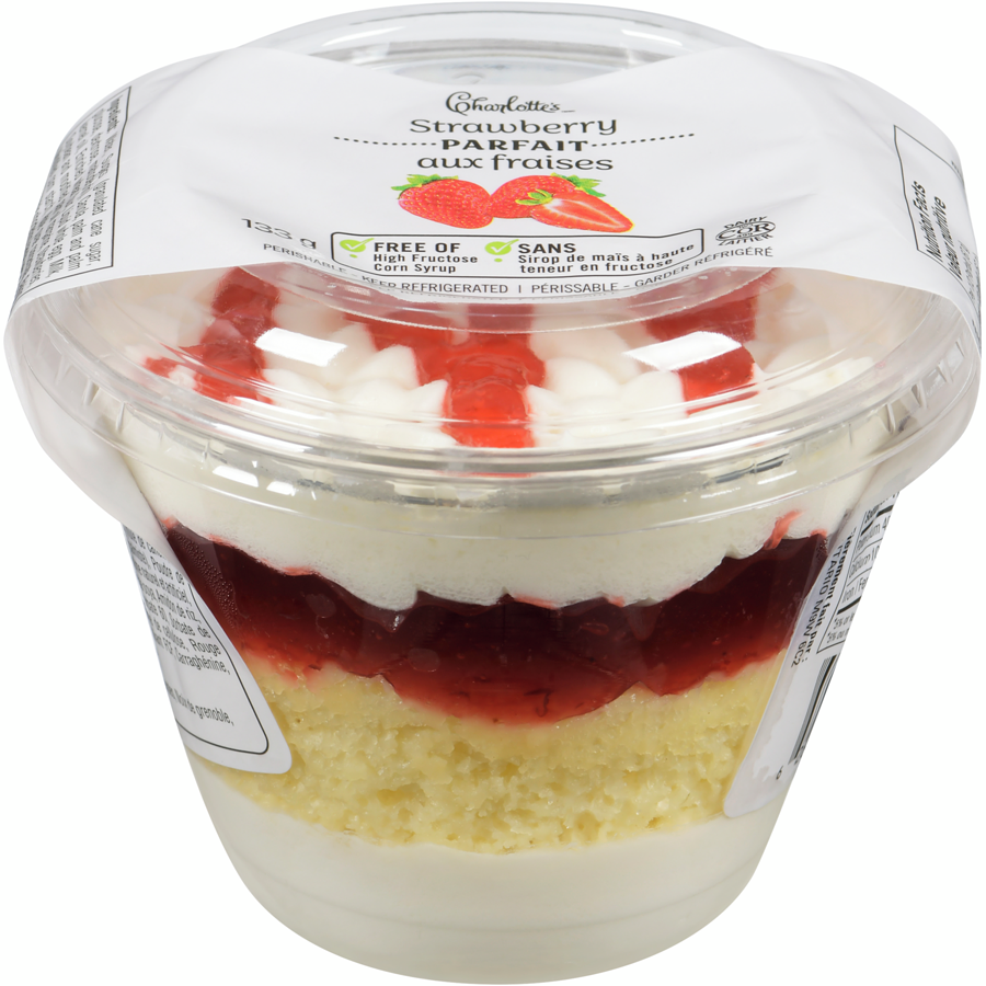 Charlotte's Mini Strawberry Parfait - 133 g | Real Canadian