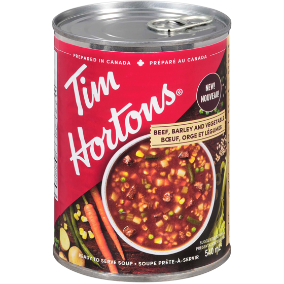 Tim Hortons Ready to Serve Soup, Beef Barley & Vegetable 540 ml, $0.60/100ml