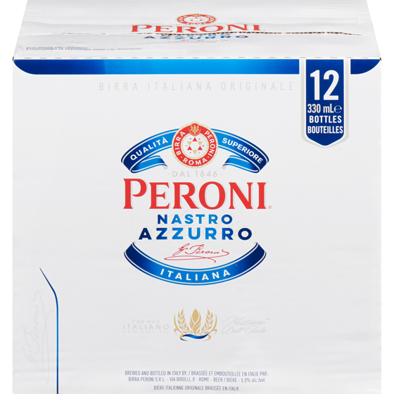 null Peroni Beer (ID required at pick-up) 12x330.0 ml, $0.95/100ml