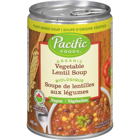 Pacific Foods Organic Vegetable Lentil Soup 440 ml, $1.25/100ml