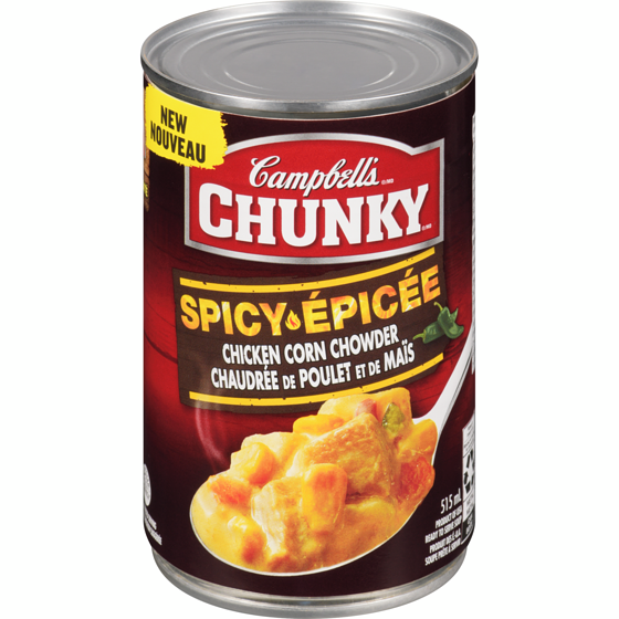 Campbell's Chunky Chicken Corn Chowder Spicy 515 ml, $0.77/100ml