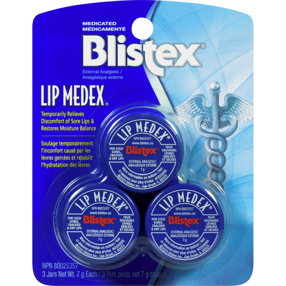 Blistex Lip Medex External Analgesic Medicated 21 g, $52.33/100g