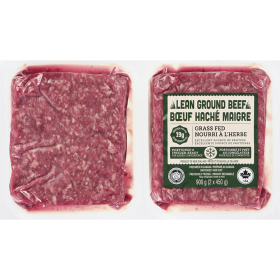 null Grass Fed Lean Ground Beef, 2-Pack 900 g, $1.21/100g