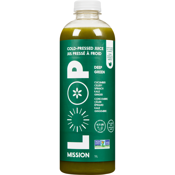 Loop Cold-Pressed Juice Deep Green 1000 ml, $1.00/100ml