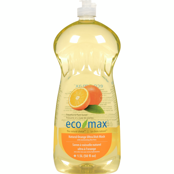 Eco-Max Natural Orange Ultra Dish Wash 1.5 l, $0.53/100ml