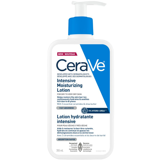Cerave Intensive Moisturizing Lotion 5% Hydro-Urea 355 ml, $5.63/100ml
