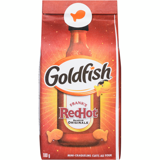 Pepperidge Farm Frank's redhot mini-craquelins cuits au four saveur originale édition limitée 180 g, 1,94 $/100g