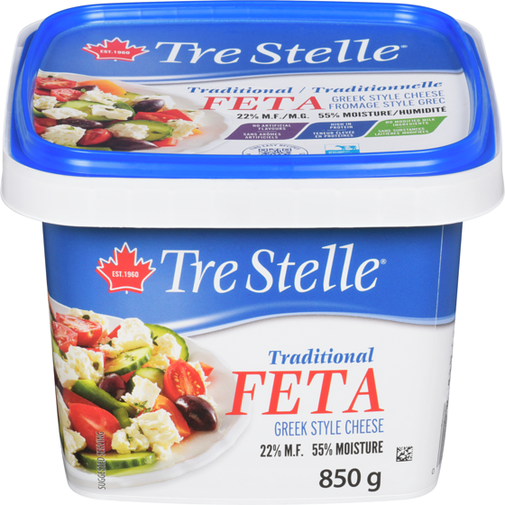 Tre Stelle Traditional Feta Cheese 850 g, $2.70/100g