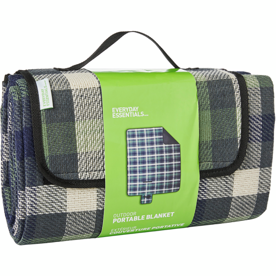 Everyday Essentials Outdoor Portable Blanket - Checkered 1 ea, $17.00/1ea