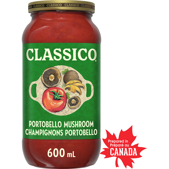 Classico Sauce pour pâtes champignons portobello 600 ml, 1,00 $/100ml