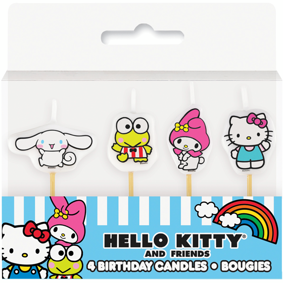 Unique 4 Hello Kitty Pick Candles 1 ea, $4.00/1ea