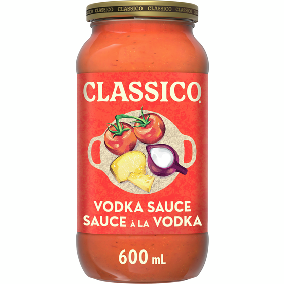 Classico Sauce pour pâtes sauce à la vodka 600 ml, 0,63 $/100ml