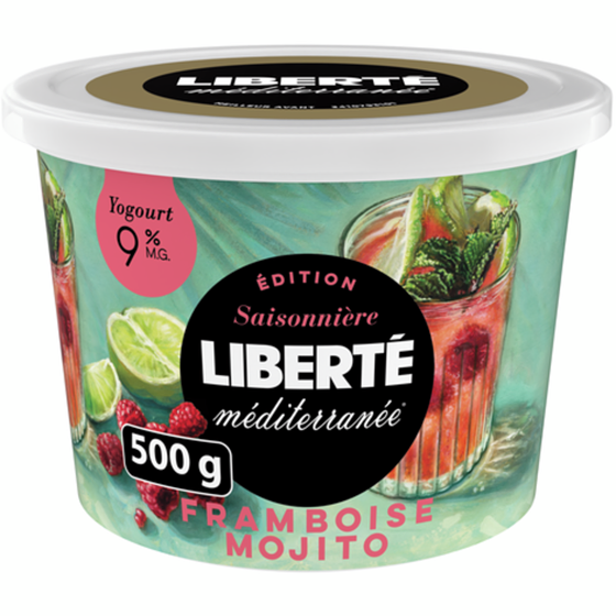 Liberté Yogourt Méditerranée 9 %, Édition saisonnière Citrouille et épices 500 g, 1,00 $/100g