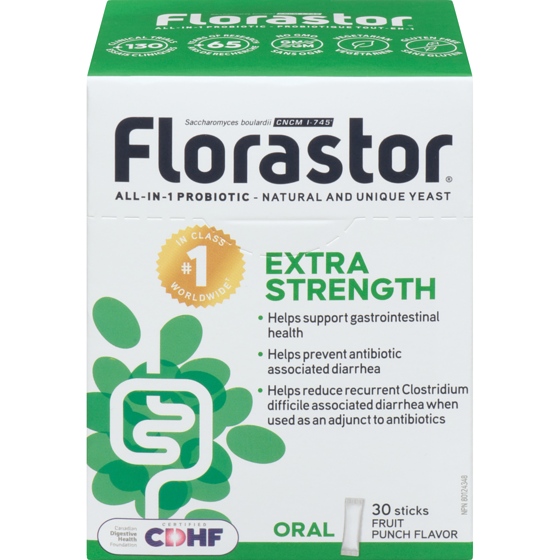 Florastor All-In-1 Probiotic Fruit Punch Flavor Extra Strength 3 ea, $13.50/1ea