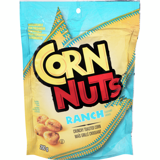 Corn Nuts Ranch 200 g, $1.63/100g
