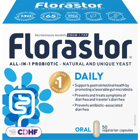 Florastor Florastor Daily 50 Caps 50 ea, $0.88/1ea