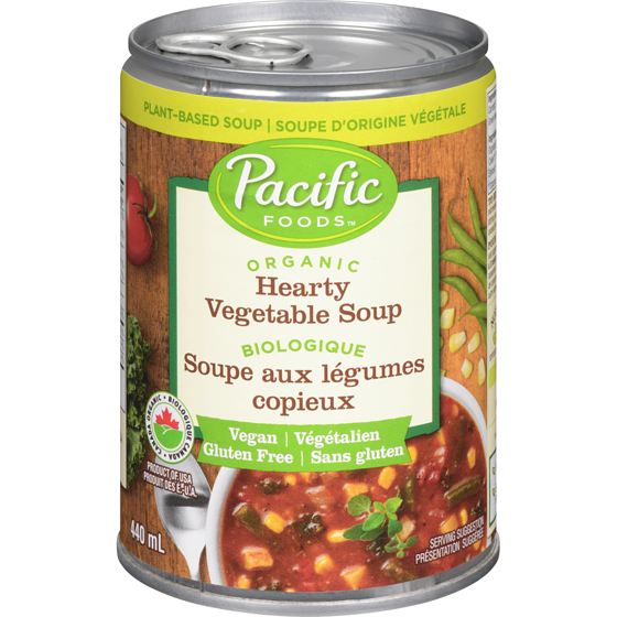 Pacific Foods Organic Hearty Vegetable Soup 440 ml, $1.25/100ml