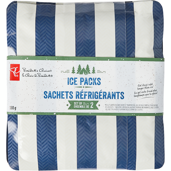 President's Choice Ice Packs 2 Piece Set 2 ea, $2.50/1ea