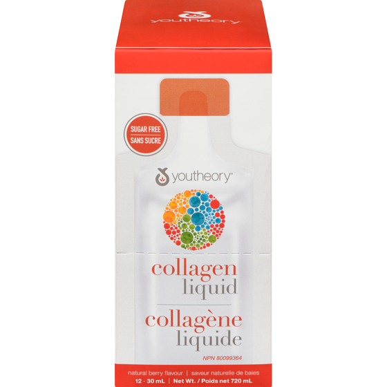 Youtheory Collagen Liquid Natural Berry Flavour 12x35.0 g, $7.14/100g