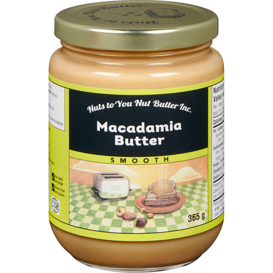 Nuts to You Macadamia Butter Smooth 365 g, $3.28/100g