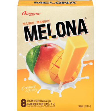 Binggrae Melona Frozen Dessert Bars Mango 560 ml, $1.07/100ml