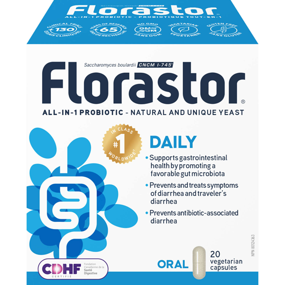 Florastor Florastor Daily 20 Caps 20 ea, $1.30/1ea
