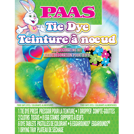 PAAS Tie Dye Egg Decorating Kit 1 ea, $5.00/1ea