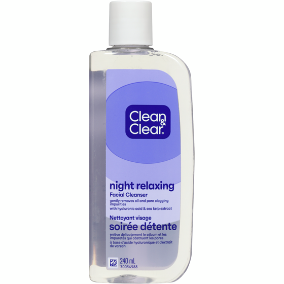 Clean & Clear Night Relaxing Facial Cleanser Deep Cleaning 240 ml, $5.00/100ml