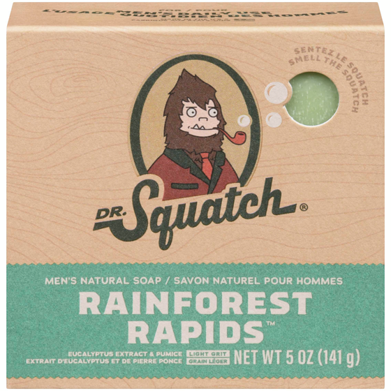 DR.Squatch Savon naturel pour hommes rainforest rapids 141.7 g, 7,76 $/100g