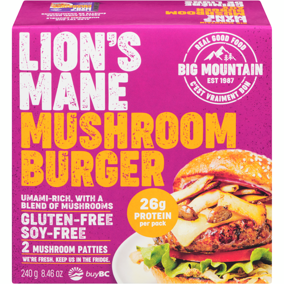 Big Mountain Truffle Mushroom Burger 240 g, $3.33/100g