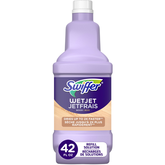 Swiffer WetJet Spray Mop Quickdry Formula Liquid Wood Floor Cleaner Refill 1.25 l, $0.76/100ml