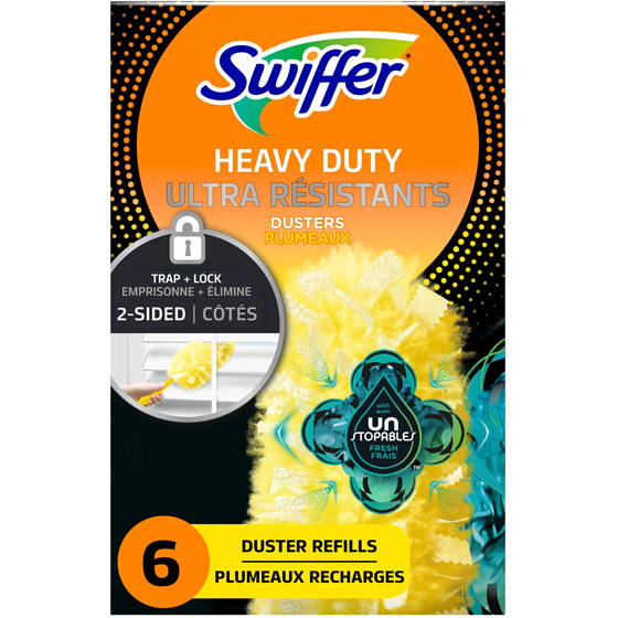 Swiffer Dusters Multi-Surface Heavy Duty Duster Refills, Unstopables Fresh Scent, 6 Count 6 ea, $1.83/1ea