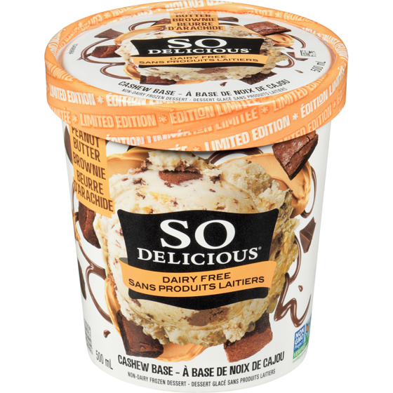 So Delicious Non-Dairy Frozen Dessert Cashew Base Chocolate Cookies Cream 500 ml, $1.50/100ml