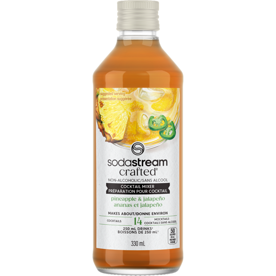 sodastream Mélange pour cocktail Crafted Mixers™ à l’ananas et au jalapeno 1 ea, 8,00 $/1ch