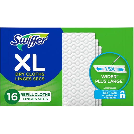 Swiffer Sweeper XL Dry Sweeping Cloths, 16 count 16 ea, $0.69/1ea