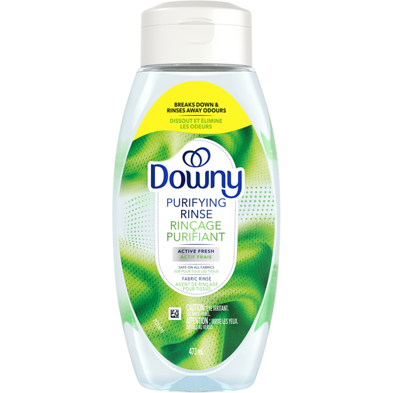 Downy Rinse & Refresh Laundry Odour Remover and Fabric Softener, Active Fresh, Safe On All Fabrics, HE Compatible 473 ml, $1.06/100ml