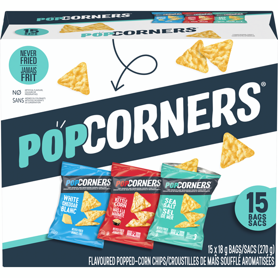 PopCorners Flavoured Popped-Corn Chips 270 g, $5.92/100g