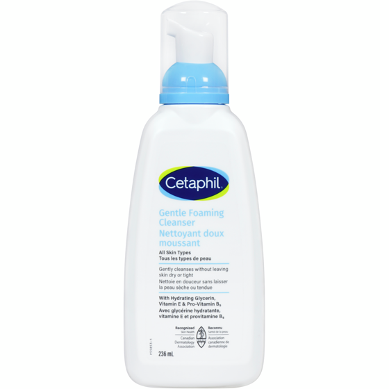 Cetaphil Gentle Foaming Cleanser All Skin Types 236 ml, $7.62/100ml