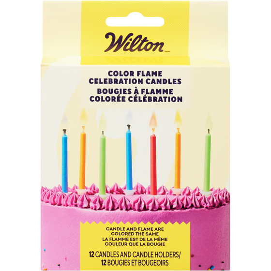 Wilton Bougies à flamme colorée célébration 12 ea, 0,33 $/1ch