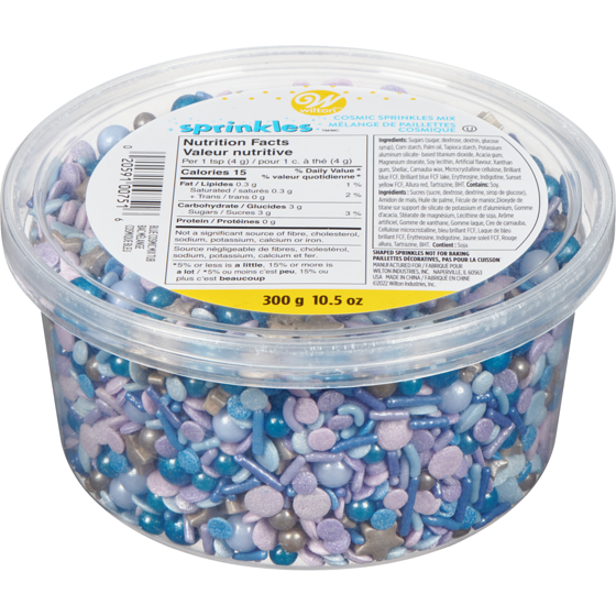 Wilton Sprinkles Cosmic Sprinkles Mix 300 g, $2.16/100g