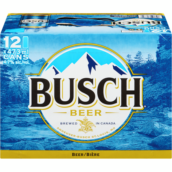 Busch Beer (ID required at pick-up) 12x473.0 ml, $0.52/100ml