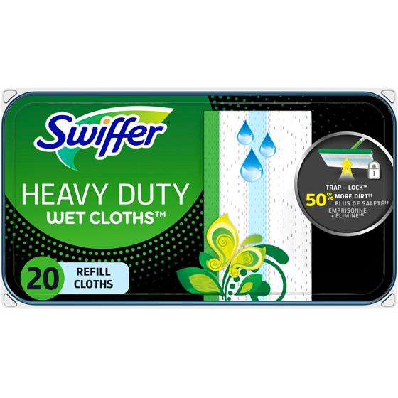 Swiffer Sweeper Heavy Duty Wet Multi-Surface Cloth Refills for Floor Mopping and Cleaning, Original Scent, 10 count 10 ea, $1.00/1ea
