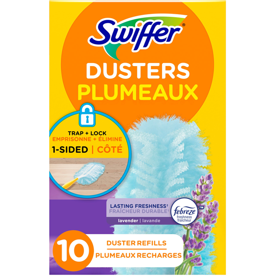 Swiffer Dusters Multi-Surface Duster Refills for Cleaning, Lavender Scent, 10 count 10 ea, $1.10/1ea