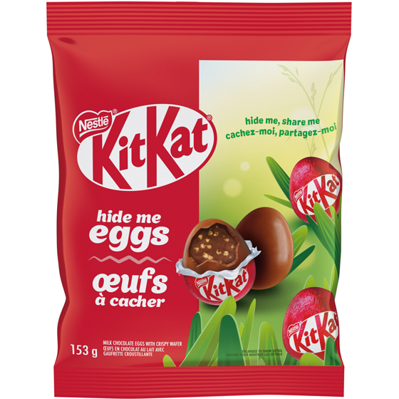 Nestlé Kitkat Œufs à cacher, remplis de morceaux de gaufrette 153 g, 5,23 $/100g
