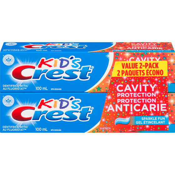 Crest Kids Cavity Protection Toothpaste, Sparkle Fun Flavor 2 Pack 200 ml, $3.25/100ml