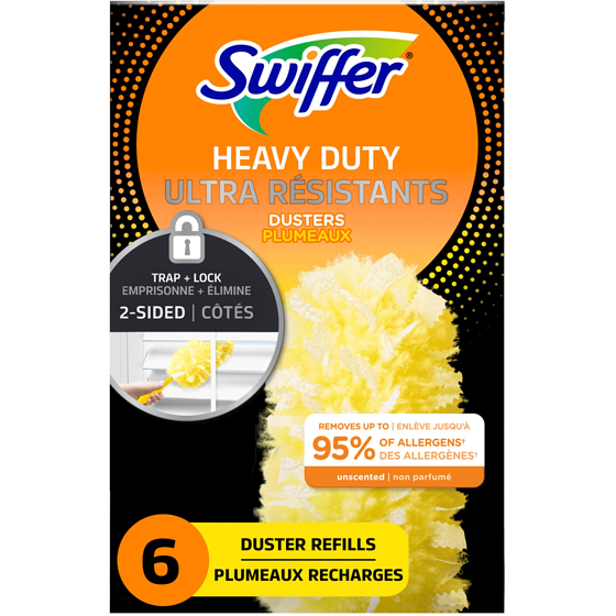Swiffer Dusters Heavy Duty Multi-Surface Duster Refills for Cleaning, Unscented, 6 Count 6 ea, $1.83/1ea